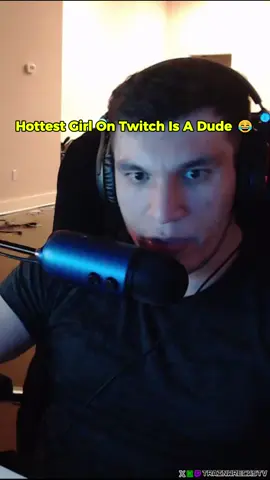 Hottest Girl On Twitch Is A Dude 😂 #fyp #viraltiktok #trainwreckstv #viral_video #funnyvideo #trendingvideo