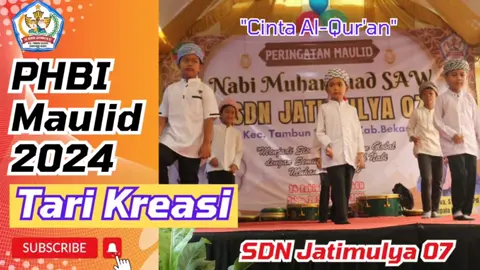 Peringatan Maulid Nabi Muhammad SAW SDN JATIMULYA 07 Tahun 2024 tari cinta Al Qur'an . . . #fyp #viralvideos #trending #maulidnabi #tahun2024 