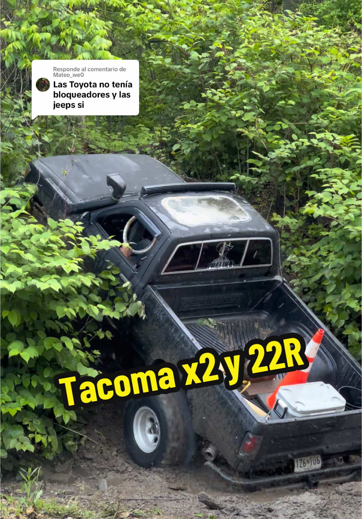 Respuesta a @Mateo_we0 no te puedes perder al final la toyota 22R y la tacoma modificada #toyota #tacoma #22R #trd #offroad4x4 #humor