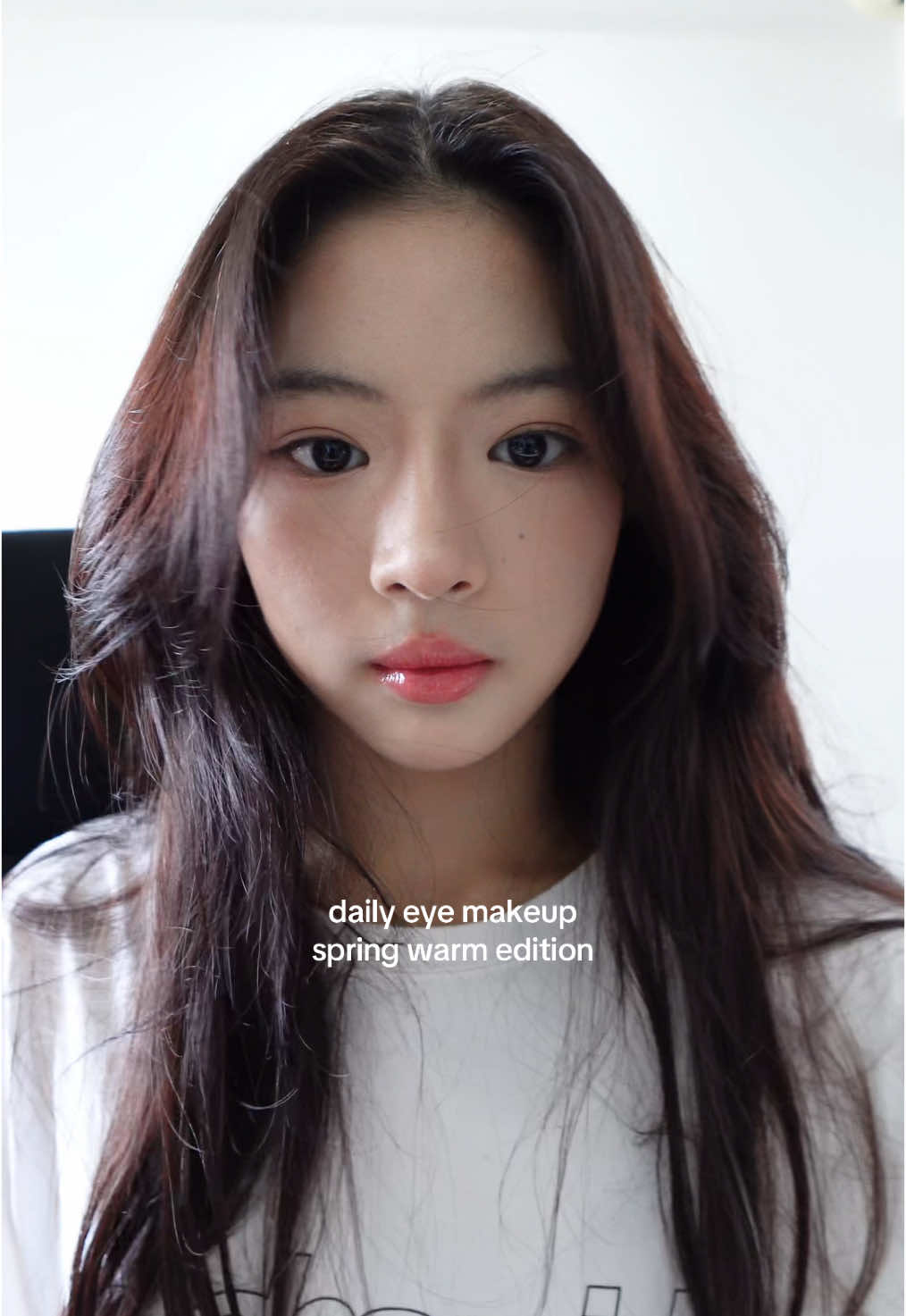 really quick eye makeup tutorial ~~ 🫶🏻🌸  #eyemakeup #eyeshadow #kbeauty #periperaeyeshadow #alltakemoodpalette #clio #wosado #etudemascarafixer #colorgram #singapore #sgtiktok 