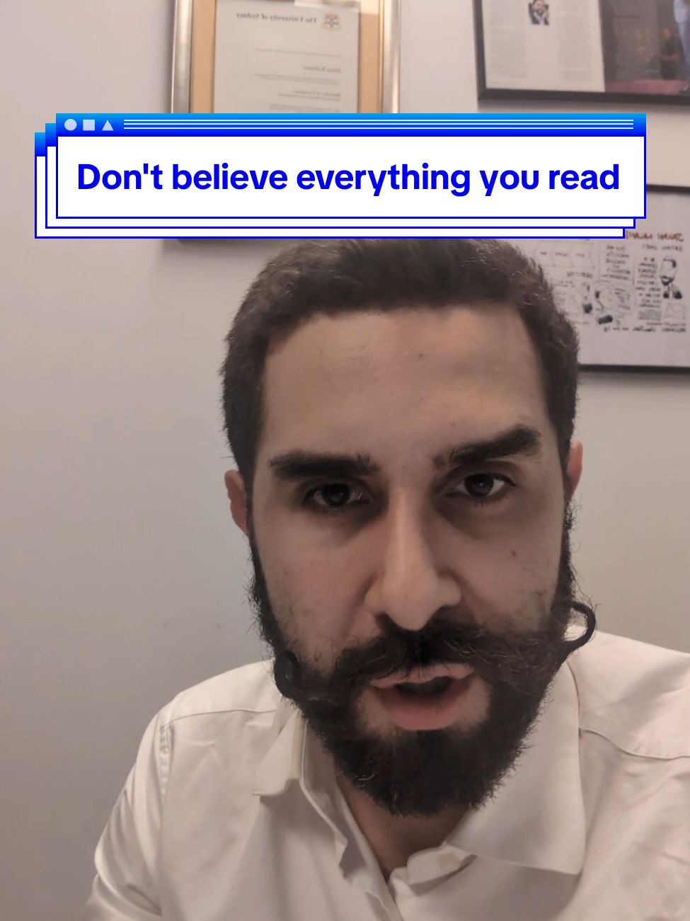 Don't always believe everything you read #jksays 