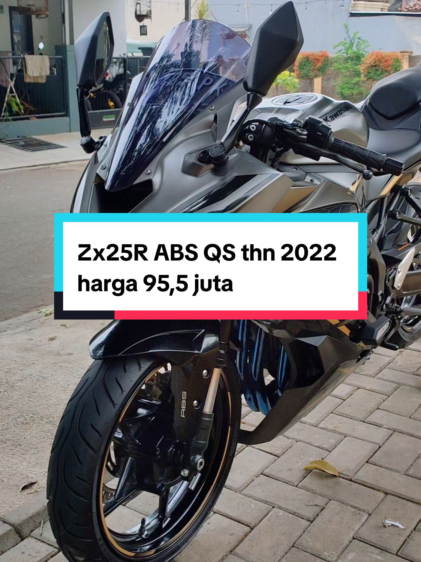 Bismillah… ⏩ Kawasaki ZX25R ABS QS tahun 2022 ⏩ Plat B Jakpus ⏩ STNK BPKB Faktur Nik manual book Ready ⏩ Kunci 2 ⏩ Pajak panjang 07.2025 kaleng 2027 ⏩ Knalpot racing villan full system ( ORI ada ) ⏩ Spakbor belakang ada ⏩ Km 27 ribu ⏩ Ban Depan belakang baru tebal 95% ⏩ Body mulus mesin halus ⏩ Klakson keong ⏩ kelistrikan hidup semua ⏩ Harga 95,5 juta  ⏩ Siap towing dan kirim2 antar pulau ⏩ TT xmax ninja250 cbr250 klx R25 er6 mobil dll jadikan Alamat 🏠 Villa dago tol, Ciputat, Tangerang selatan 🏧 Metode Pembayaran ✔ Cash ✔ Via Rekening Mandiri ✔ Via Rekening BCA Garansi Buy Back Untuk semua Customer Kami yang butuh Dana Cepat, kami memberikan Opsi pembelian unit kembali dengan Potongan yang sangat minim #jualbelimotor #jualbelimotorsecond #jualbelikawasakininjabekasi #ZX25Rindonesia #ninja250fiindonesia #motorsekenjakarta #mogeindonesia #jualbelimogejakarta #jualbelikawasakininja #kawasakininja #kawasakiw175 #kawasakiz1000 #kawasakiz250 #kawasakininjamono #ninja250abs #kawasakijakarta #ninja250 #zx25rqbs #zx25rabsqs #mogebekas #newninja250 #ninja250fi #allnewninja250 #ZX25R #ninja250ccfi #jualbelimotorbekasi #jualbelimotorjakarta #jualbelimotormurah #marketplace #andaramotosport 