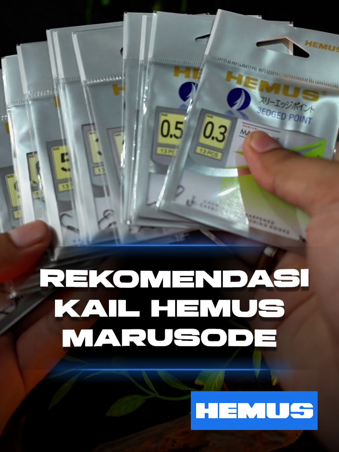 Kail kecil super tajam dan kuat #hemus #hemustackle #microfishing