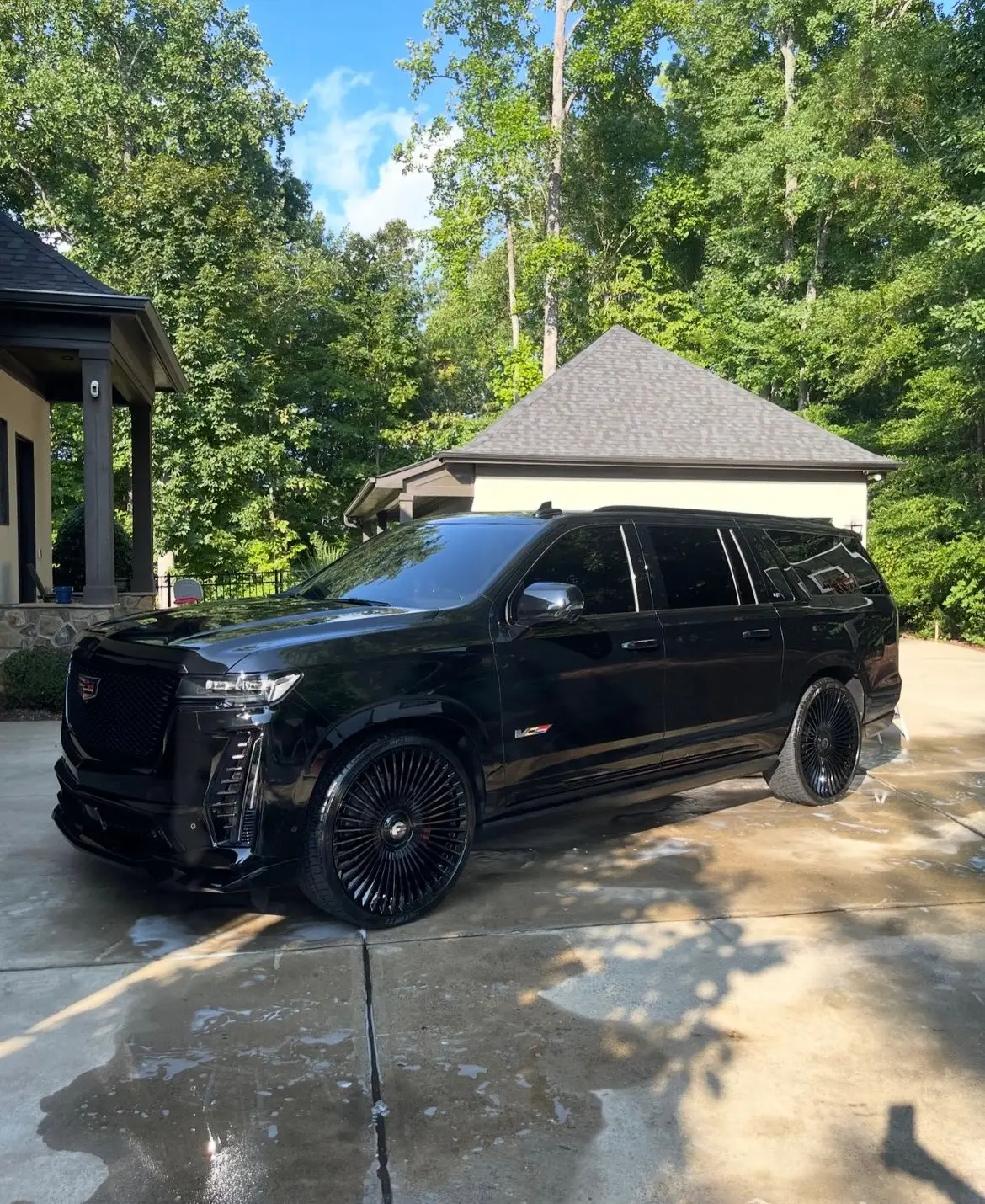 Cadillac Escalade V 🖤 #cadillac #bigcar #V #car 