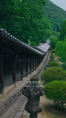 日本昔話、桃太郎のモデルとなった神社⛩️ 📍岡山県【吉備津神社】/ 🇯🇵Okayama Prefecture 【Kibitsu Shrine】 約400mも続く廻廊は風情を感じさせ懐かしい気持ちにさせてくれます🚶 Japanese old story, the shrine that became the model of  Momotaro The corridor that lasts about 400 meters makes you feel tasteful and makes you feel nostalgic🚶 #吉備津彦神社  #岡山 #神社 #日本の風景 #okayama 