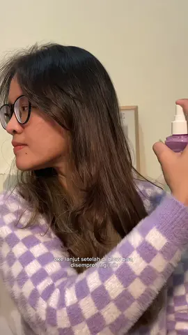 Punya rambut ngembang susah diatur? Bisa banget cobain Hair Mist nya @Grace and Glow Indonesia , yang ungu ini aromanya mahall poll🤭