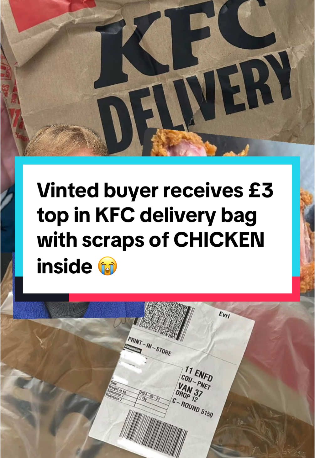 i am so done with vinted 😭 #kfc #vinted 