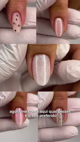 NOVOS TOP COATS EFEITOS VÒLIA  Os Top Coats Efeitos chegaram com tudo, e o melhor: você pode garantir o seu sachê gratuitamente na compra de 1 Pote de Gel ou 2 Sachês de Gel! Conheça as opções incríveis: • White Glow: Branquinho com partículas de brilho furta cor; • Rosé Gold: Fundo rosado com muito pigmento dourado; • Butterfly Pink: Efeito pó sereia, com reflexo rosado; • Holoshine: Glitter refletivo com efeito holográfico; • Eggshell Matte: Efeito casca de ovo (flocos pretos) com acabamento fosco. As versões em sachê, a venda é proibida! Você ganha eles de forma GRATUITA como parte da nossa ação Qual dessas cores você quer testar primeiro? Conta pra gente nos comentarios ✨💜