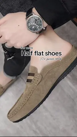 Half flat shoes for men for only 374 pesos🤎🤎 #men #boys #halfflatshoes #flatshoes #shoesformen #shoes #fyp 