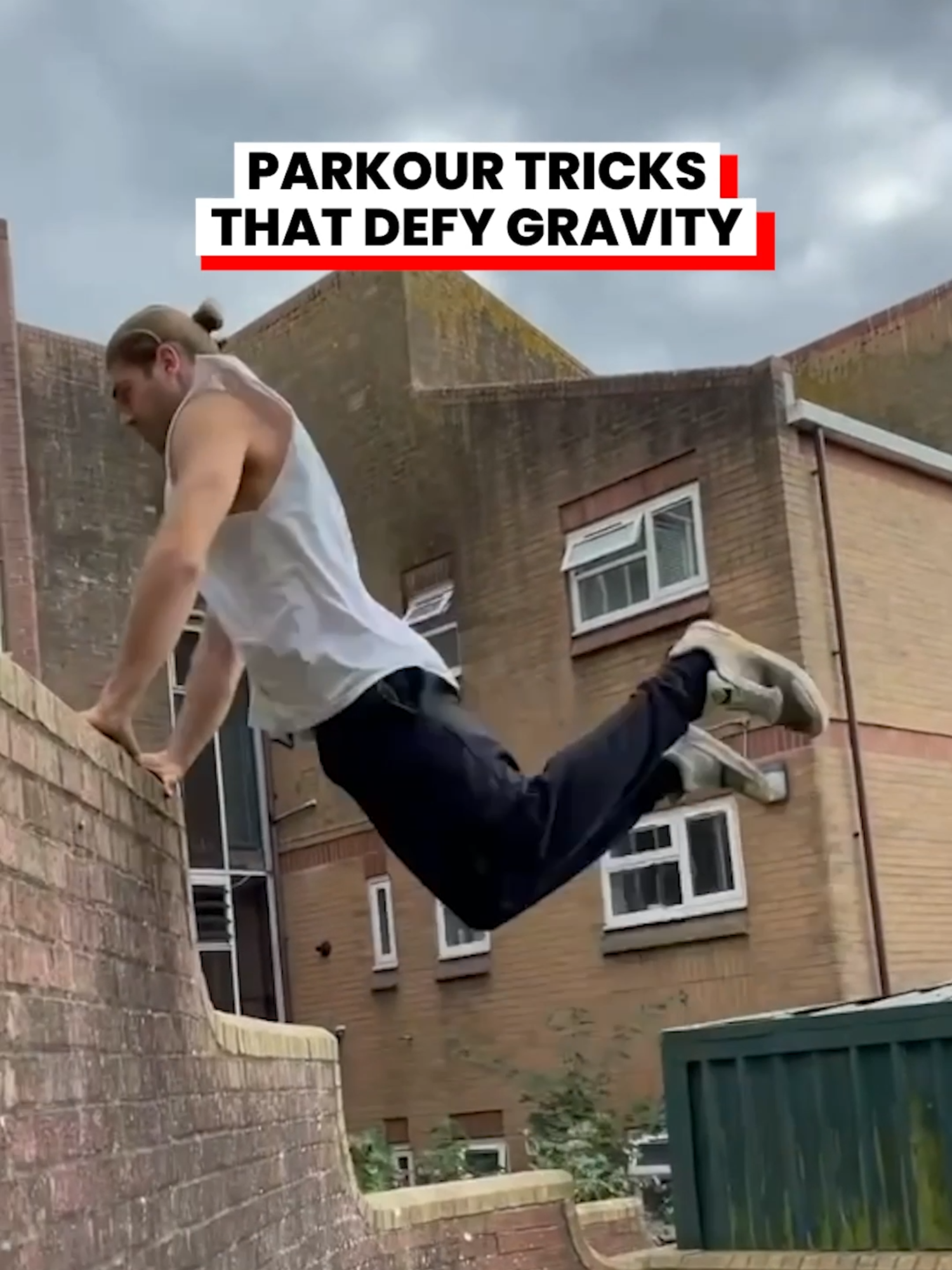 Defying Gravity!! #parkour #redbull #athletic #funnyvideo