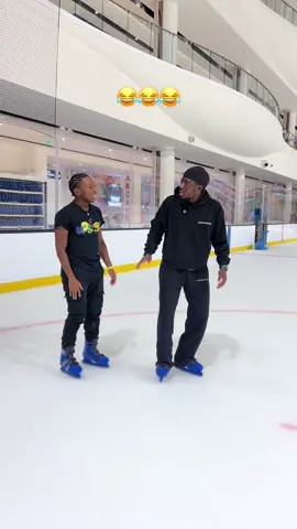 @Niklaus Prosper taught me how to skate PT 2.😂😂 #viraltiktok #trendingtiktok #fyp #sk8teforthelab #explorepage #viral #funny #iceskate #iceskater #iceskatingtiktok #IceSkating #skate 