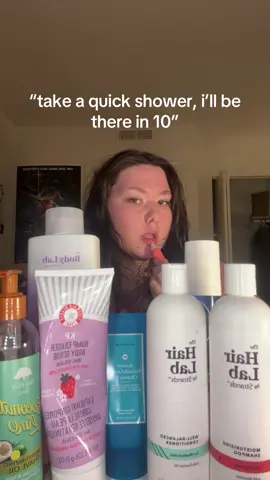 i take my TIME in the shower do NOT rush me! @The Hair Lab by Strands #thehairlab #everythingshower #haircare #imnotthatkindagirl #thelabsquad #fyp #foryou #viral 