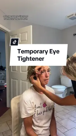 My mom has always struggled with bags under her eyes so i knew i wanted to try this eye tightener on her. Results will vary from person to person but here’s how she looks before and after the application! #falldealsforyou #eyebags #baggyeyes #eyebagsremedy #makeuphack #over60club #over60andfabulous #tiktokshopblackfriday #tiktokshopcybermonday 