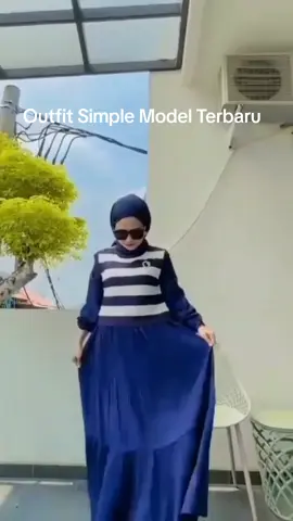 Kevia maxi dress simple #dressmuslimah #dresskekinian #gamiskekinian #tiktokshop #foryou #outfitinspiration 