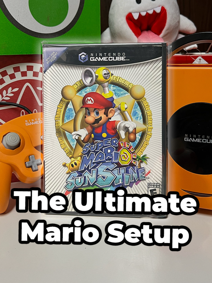 Lets Make The Ultimate Mario Sunshine Setup! . . . #mario #mariosunshine #gamecube #nintendo #nostalgia #nostalgic #retro #retrogaming #retrogamestore #dkoldies