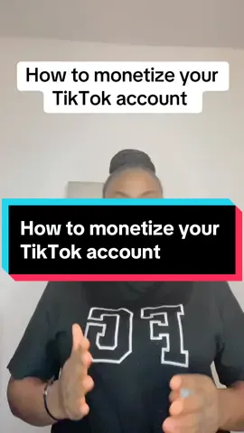 How to monetize your tiktok account #tiktoktips #tiktoktutorials #creatortips #newontiktok #newtiktokers #coachqueenzoe #flourishoduma 