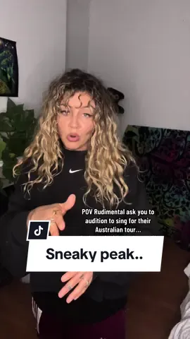 That time @Rudimental asked me to audition for their Australian tour…  i didnt get it in the end, but i liked my tape so thought i better not put it to waste inittt… 😌🤗 #rudimental #OnTour #independentartist #singerstoknow #dnb #auditions 