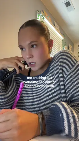 whys it so hard #algebra #college #hard #homework #crashout #relatable 