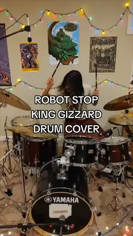 ROBOT STOP 🤖🛑 by KGLW🐊 short drum cover #psychedelicrock #kinggizzardandthelizardwizard #sanfrancisco #energy #drums #drummer #drumcover #cover #robot #stop 
