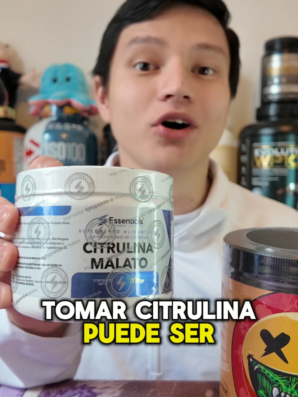 Quieres más bombeo en el gimnasio pero no buscas otros efectos? La Citrulina es tu mejor opción 🧐 #citrulina #preentreno #preworkworkout #analisis #review #Fitness #gym 