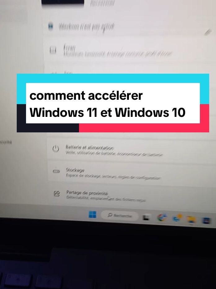 comment accélérer Windows 11 et Windows 10 ? #yadehightech #ibrahimayade #windows10 #windowstricks #windows11 #senegal #mali #mauritanie #guinne 