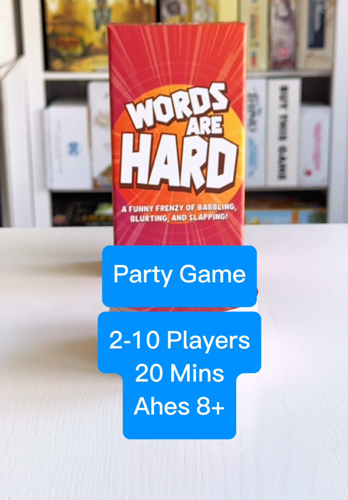 Words are Hard. Just ask mee. #boardgames #partygame #familygames #GameNight @Lost Boy Entertainment 