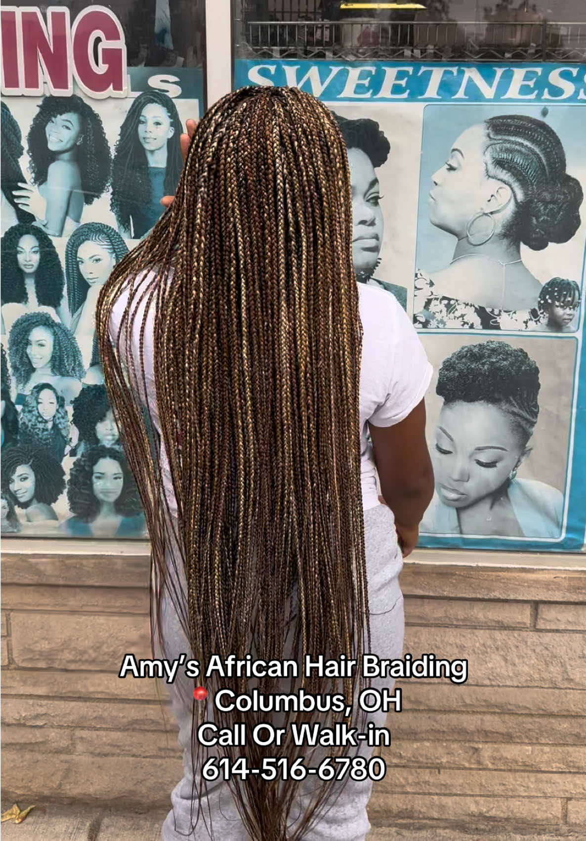 Amy’s African Hair Braiding 1064 E Livingston Ave Columbus Ohio 43205 call 614-516-6780 or Walk-in #columbusbraider #fyp #bohobraids #africanhairbraiding #bohostyle #knotlessbraids #bohoknotlessbraids #ohiobraider #hairstylist #africanhairstyle #bohohairstyle #bohemianbraids #bohostyle #foryou #hairstylistsoftiktok #africanhair #boxbraids 