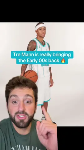 The NBA likes to ban accessories but can’t ban Tre Mann’s Early 00s look! 🔥 #tremann #NBA #nbabasketball #lebron #jimmybutler #alleniverson 