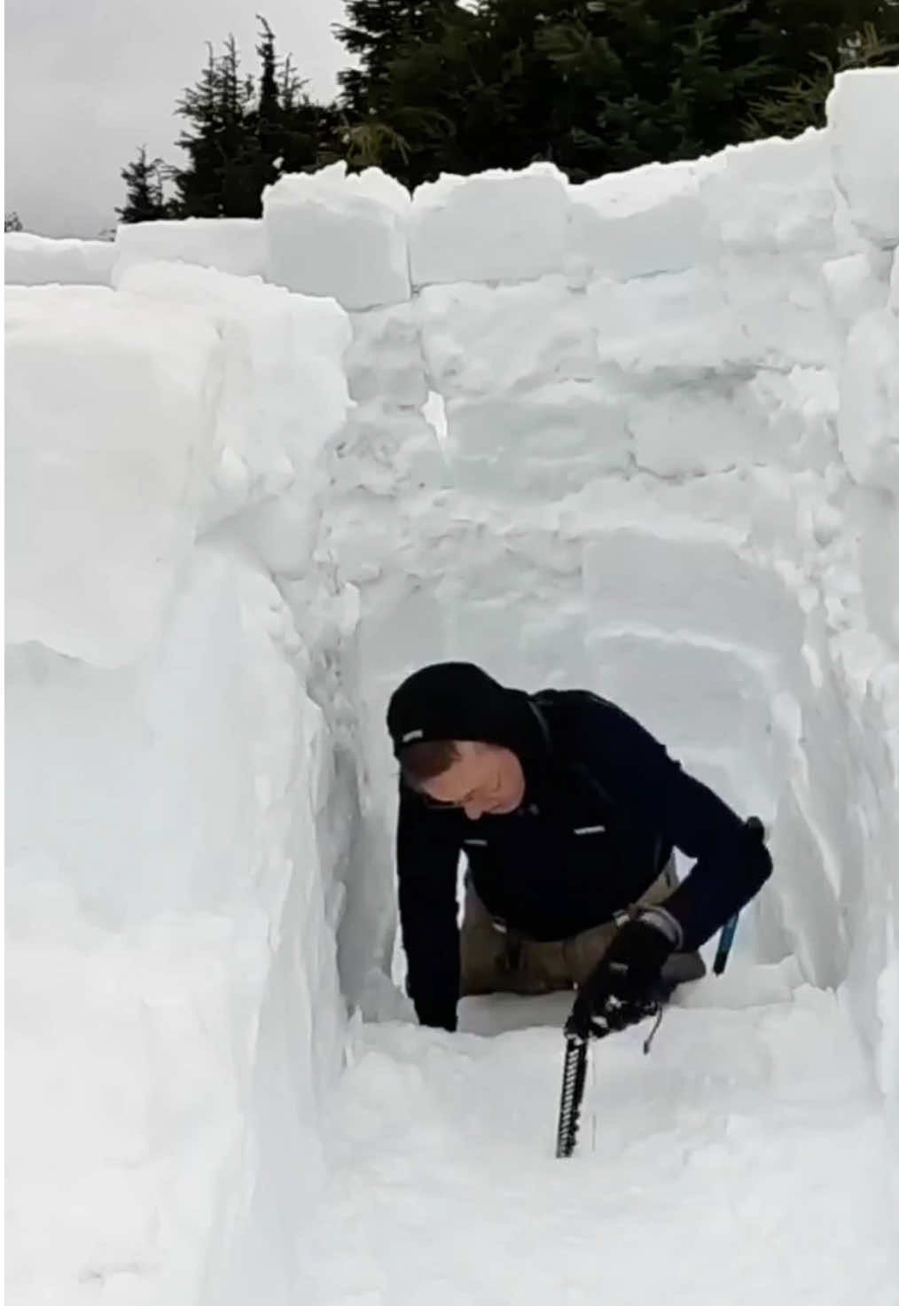 Enfrentando uma nevasca extrema, esse especialista constrói um abrigo para sobreviver. 🌨️❄️ Será que ele vai conseguir resistir até o final? Assista para descobrir! 🏕️ Original Video: https://youtu.be/rPAhFD8hKxQ?si=BZFkKTWrYpe8FadP #sobrevivência #neve #nevasca #bushcraft #fyp #viral #desafios #natureza #camping