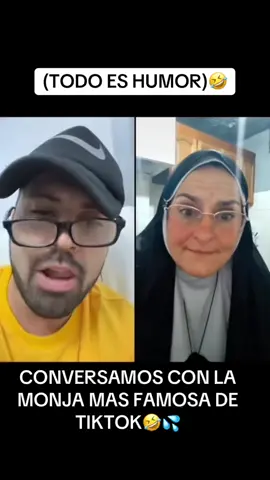 Conversamos con la monja mas famosa de tiktok #mucharisa #quepelotazo #tiktok #viral #live #risas #comedy #standupcomedy #parati #foryou #viralvideo