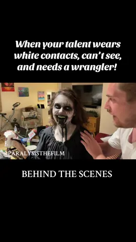 When the talent has a handler vrcause their contwcts blind them. • • • • #paralysisthefilm #sweetscreams #sleepparalysis #sleepparalysisdemon #demon #demonfilm #horrorfan #indiefilm #indiehorror #horrorfilm #horrortiktok #lowbudgetfilm #filmmaking #actor #acting #director #directing #setlife #shotoniphone 