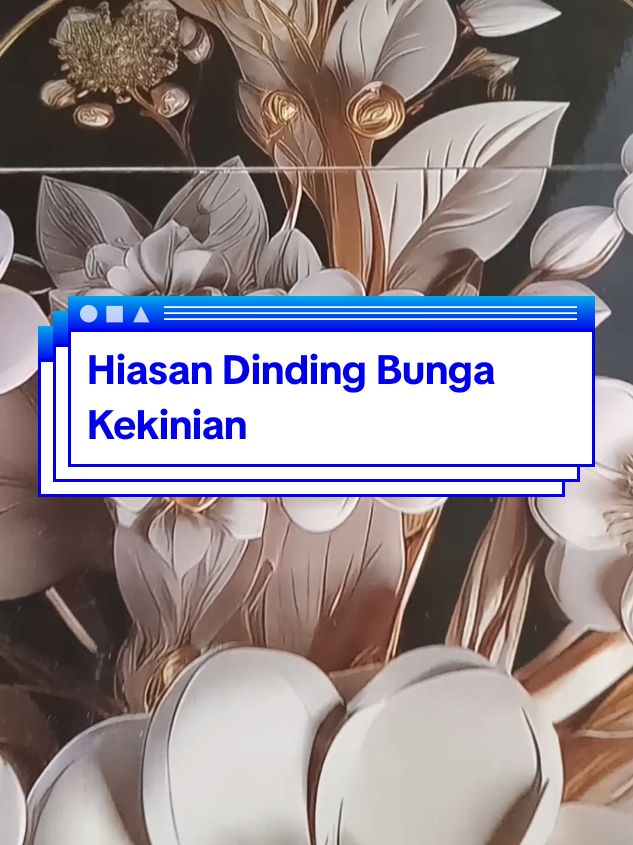 Hiasan Dinding Bunga Kekinian Dinding bunda tampil aesthetic dengan set hiasan bunga yang kekinian Dengan tampilan gambar bunga yang mewah,cantik juga 3D harga cuma 30 ribuan bun isi 4 panel buruan bun langsung klik keranjang kuningnya  #fypシ゚viral #panjangdinding #hiasandinding #aesthetic #dekorasidinding #fyp 