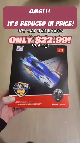 I don't think my kids will want to play with anything else once I show this to them..and i dont blame them! Lol #wallclimbing #rccar #christmasgift #kidtoys 