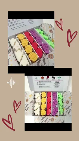Halloween wax melts look how cute these are 🤍🎃🍂 #foryoupage #foryoupageofficial #likethis #foryoupageofficialxo #likethisvideo #tiktokmademebuyit #foryoupagelfficial #halloween #halloweenwaxmelts👻 #halloween2024 #buythese 