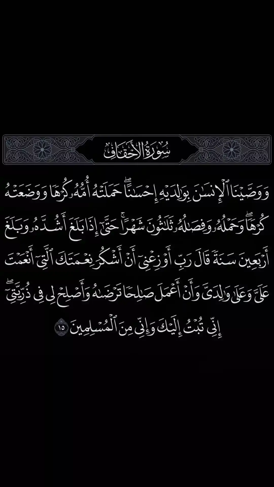 #بدر_التركي #ووصينا_ألانسان_بوالديه_احسانا #سورة_الاحقاف #قران 