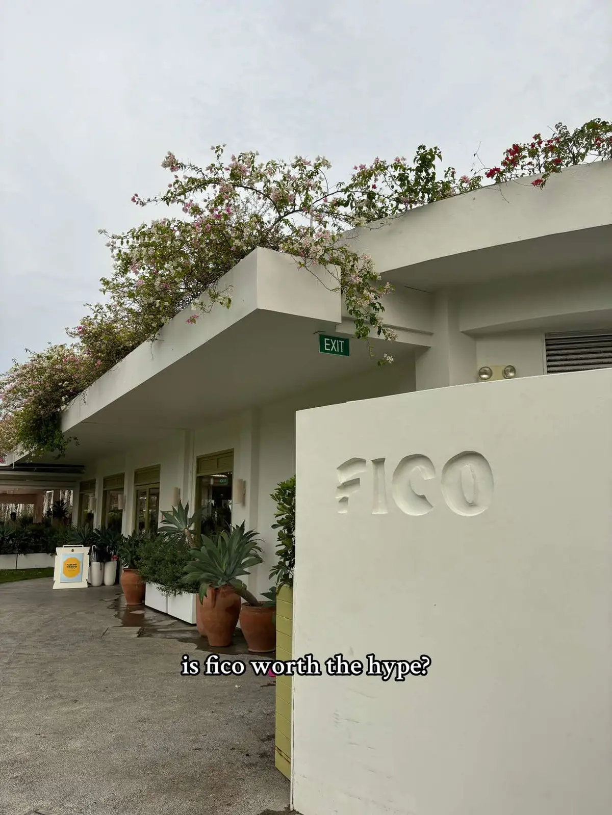 come dine at fico with me🍅⛱️  #datenight #fico #sgtiktok #Foodie #fyp #viral #datenightrestaurant #eastcoastrestaurants 