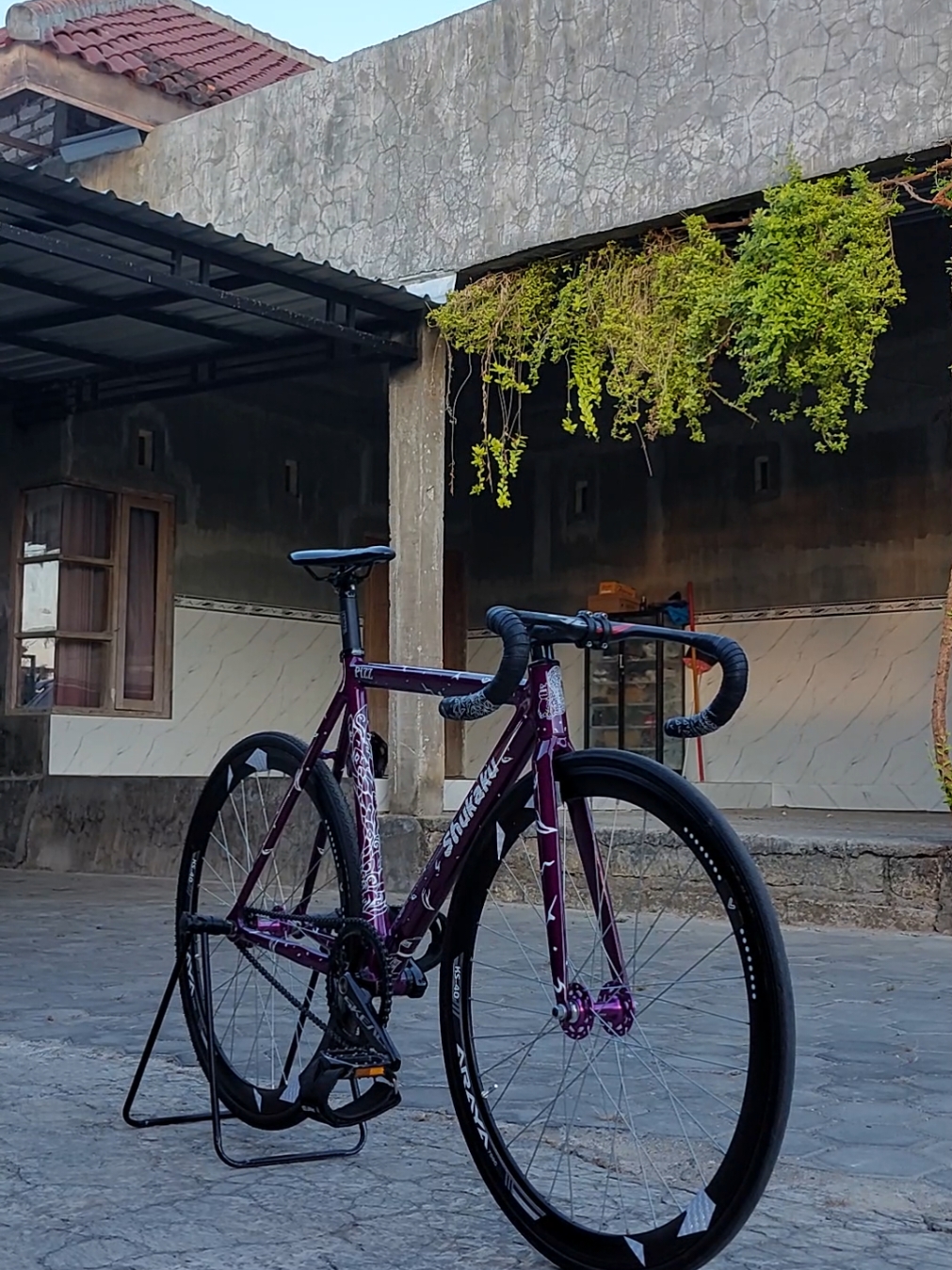 Shukaku💜 #pizz #pizzshukaku #fixedgear #fixiebike #fixieindonesia #fixiepamekasan #fixiedgearpamekasan #fixiegearphillipines🚴 #xyzbca 