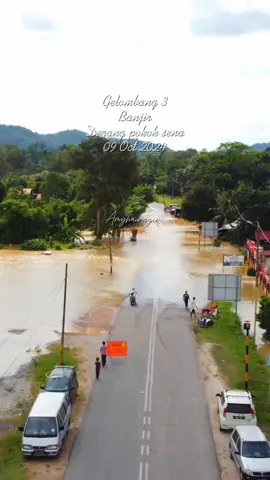 Gelombang ketiga banjir derang pokok sena 09 Oct 2024 semoga dipermudahkan urusan penduduk di sini  Setakat lani 3 kali dah banjir