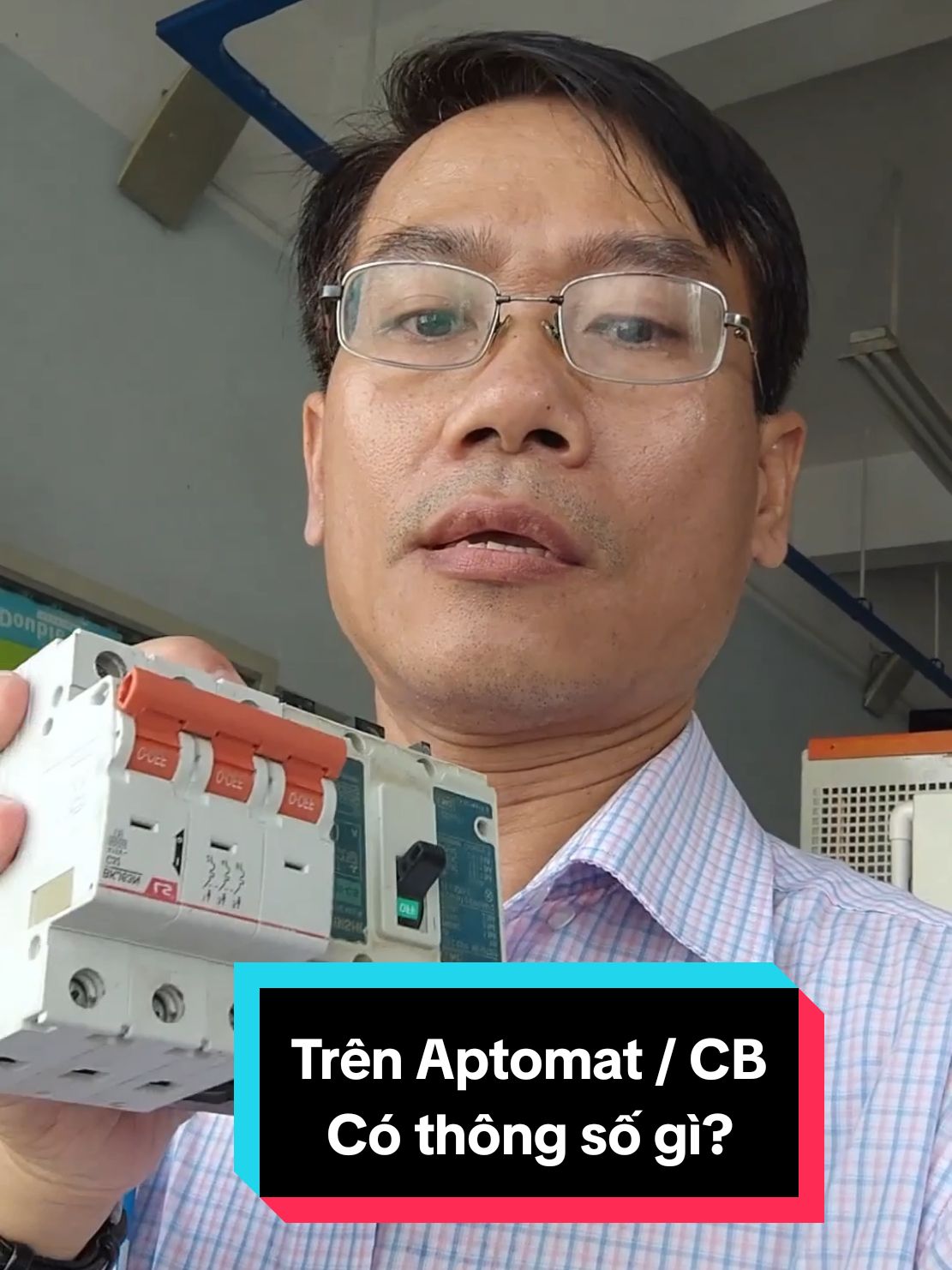 Trên Aptomat / CB có thông số gì?#diencongnghiep #aptomat #cb #machdien 