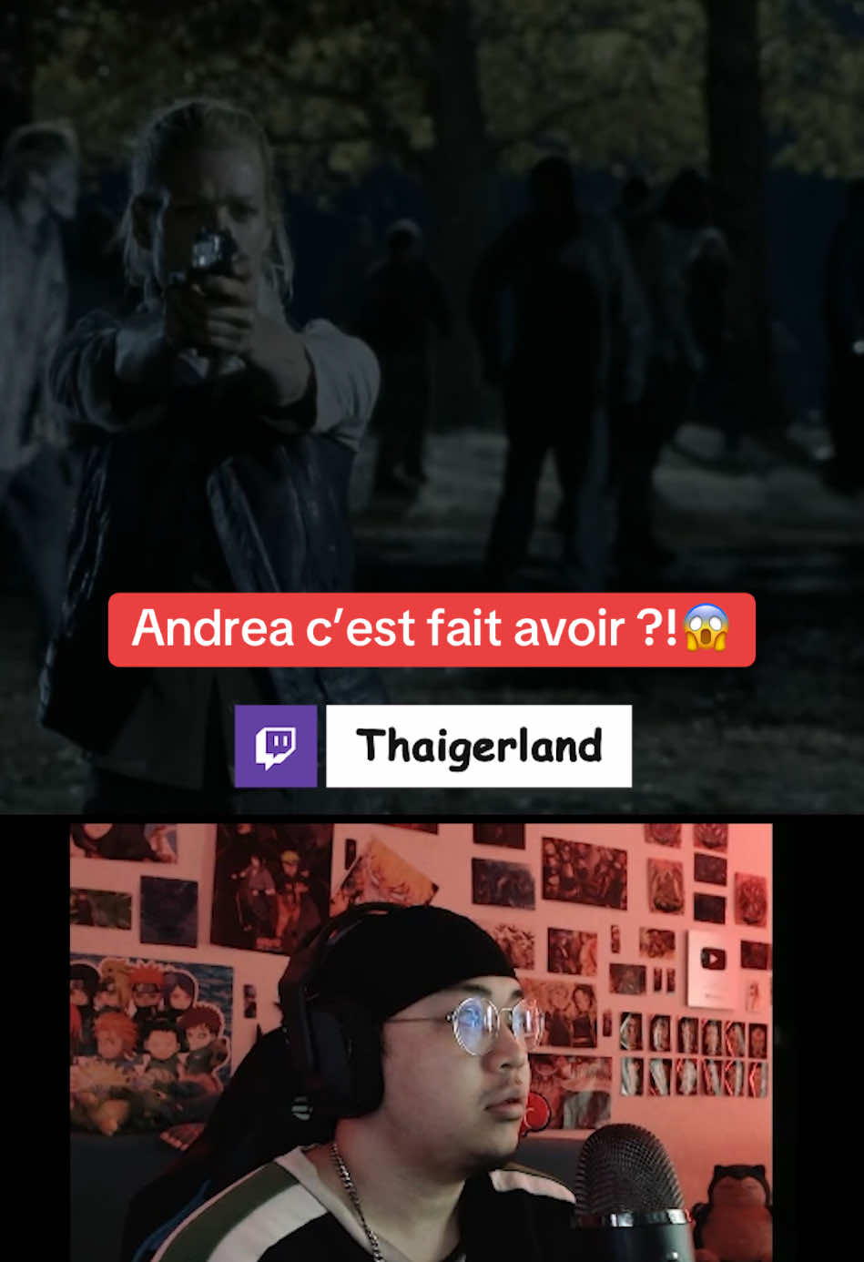 Elle est enfin morte andrea ?!😱 On REPREND LA react dans la SEMAINE du 21 Octobre vers 19:00🍀 on a entamer la saison 8 et on regarde 4-5 episodes par LIVE ‼️ Twitch : Thaigerland 💥 #thewalkingdead #twd #twitch #thaigerland #twd #react #serie #humour #live 