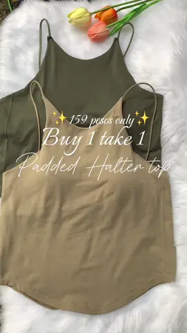Buy 1 take 1..Padded halter top!#paddedtop #simpleoutfit #TikTokFashion #top 