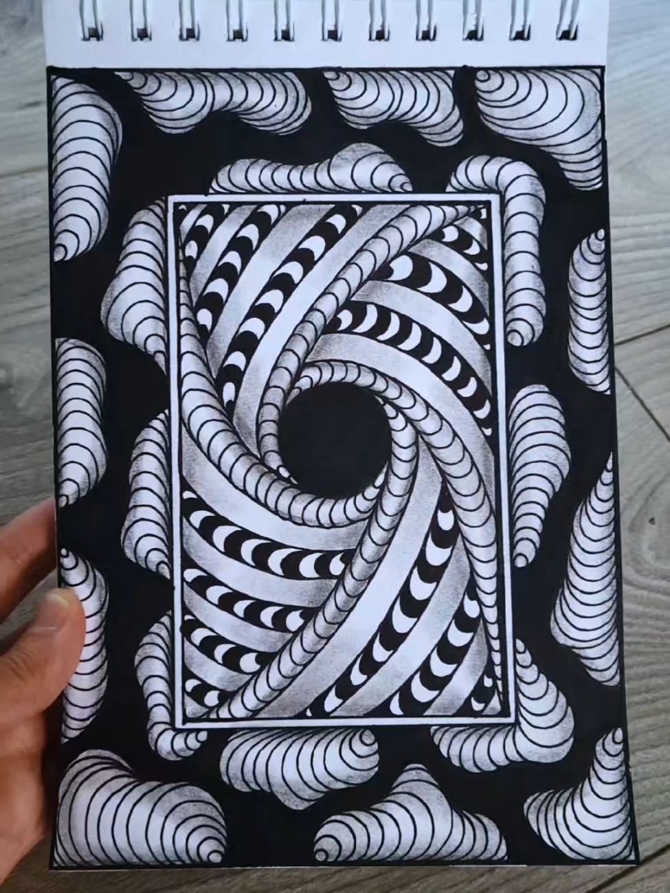 Rectangular doodle tutorial. # asmr#asmrsounds #asmrdrawing #asmrvideo #asmrviralvideo #opticalillusion #opticalillusions #3ddrawing #3dillusion #zentangle #zentangleart #viralvideo #viralmyvideo #viralvideos #viralmyvidoes #viraltiktok #viralmytiktok #viralmytiktokvideo #foryoupage❤️❤️ #foryoupageofficiall #foryoupageofficiall #foryoupagechallenge #foryoupagechachallenge .