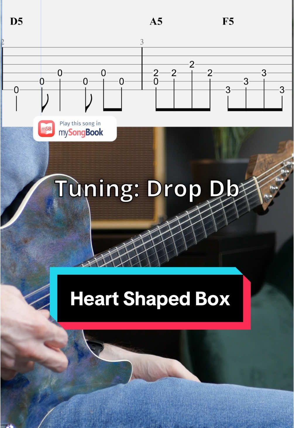 Heart Shaped Box 🎸  (Ad) Get access to this and thousands of other tabs on mySongBook from @Guitar Pro Official !  Thanks for watching 😊 Guitar: @a.lowe.guitars Mod1 RT Amp: @IK Multimedia ToneX + Boss DS-1 #guitar #guitarist #srguitar #guitartabs #electricguitar #learnguitar #guitarpro #nirvana 