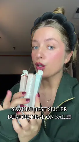 Replying to @Krysti_Faye GET IT IN THE BESTSELLER BUNDLE FOR CHEAPER🤭❤️ @SACHEU Beauty US #tiktokshopblackfriday #tiktokshopsale #virallipstayn #pinkedlipstain #lipstayn #sacheubeauty 