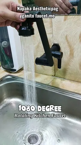 Ang Aesthetic nmn ng faucet na to🤩 perfect sa kusina #1080degreekitchenfaucet #kitchenfaucet #faucet 