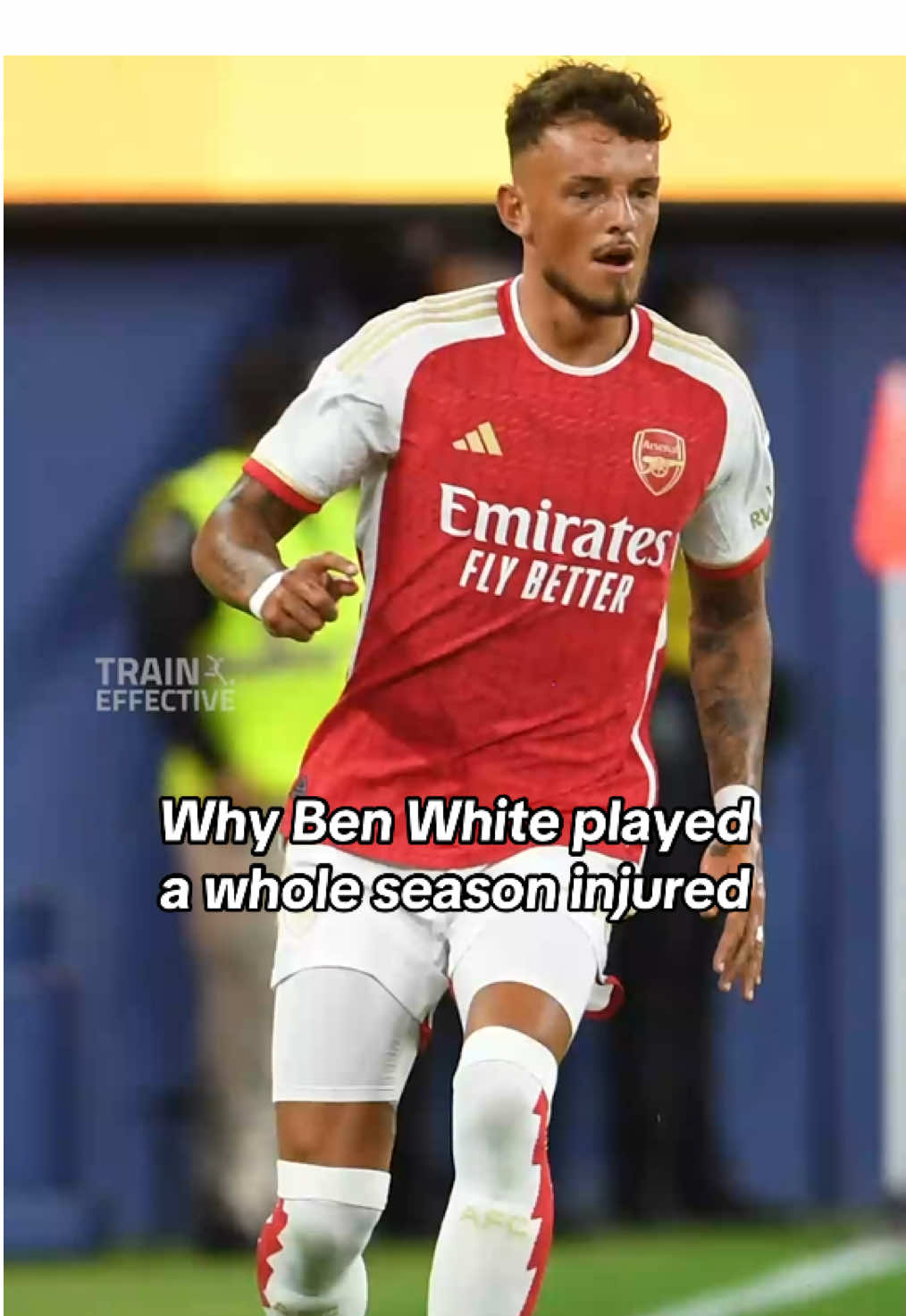 Arsenal’s warrior 😤 #benwhite #arsenal #injury #football #Soccer #PremierLeague 