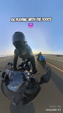 R6 hanging with the big boys and girls 😈  I push this bike to the limit keeping up and loving every second of it. Who else has upgraded and feels like a cool guy now?? #r6 #yamaha #motorcycle #literbike #gsxr1000 #zx10r #insta360motorcycle #bikerchick #bikers #bikefam #biker #bikelife #throttletherapy #fastbikes #1up5down #motorcycles #speed #bringmethehorizon #metalhead #biketok  shot on @insta360_official  helmet @Shoei Helmets USA  phone mount @Quad Lock  headset @cardosystems  @Anastasia ouzounidis  @Mikey_Zx10r 