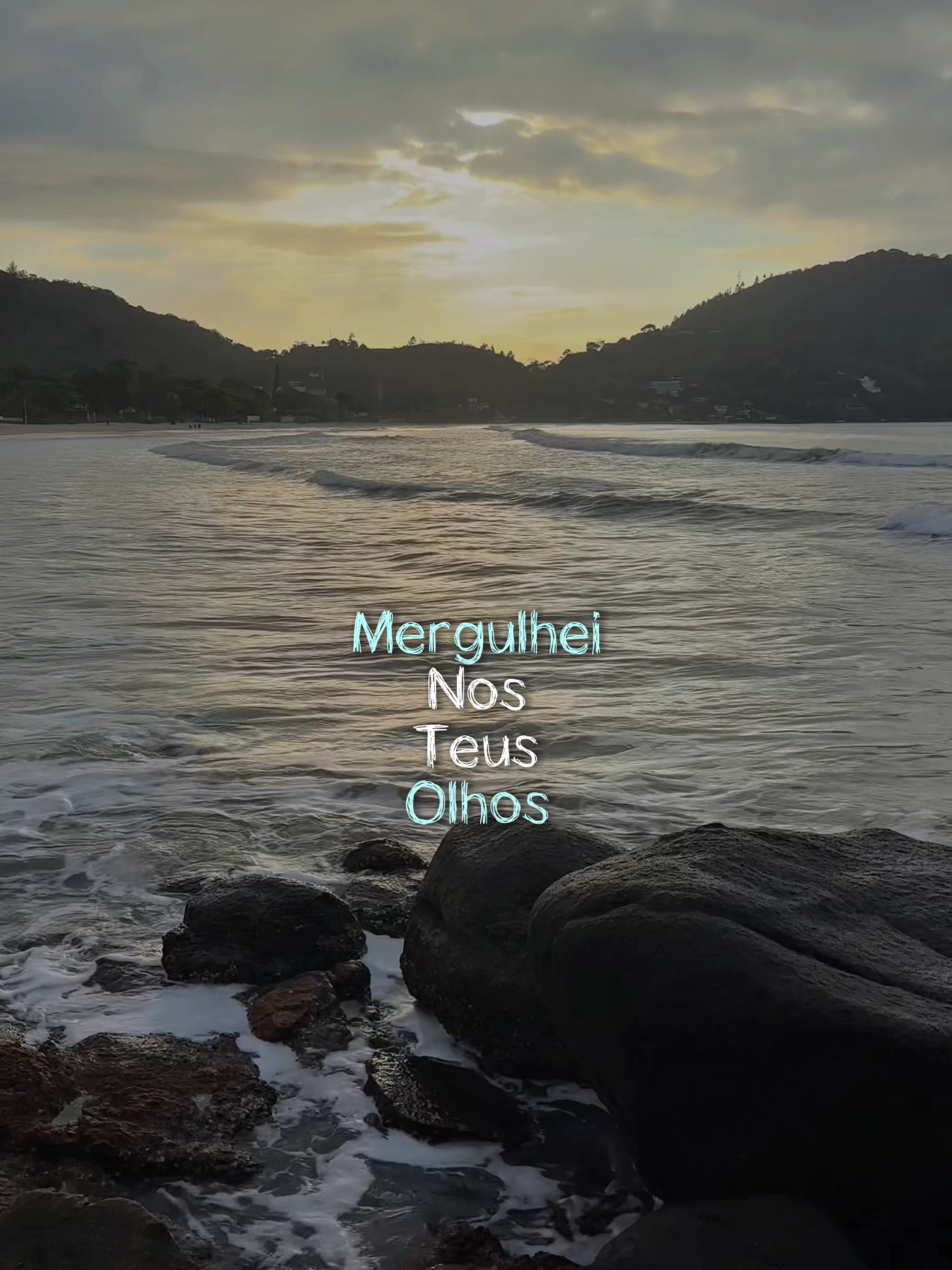 mergulhei... #musica#tipografia #letras#playlist #musicasparastatus #natiruts #reggae