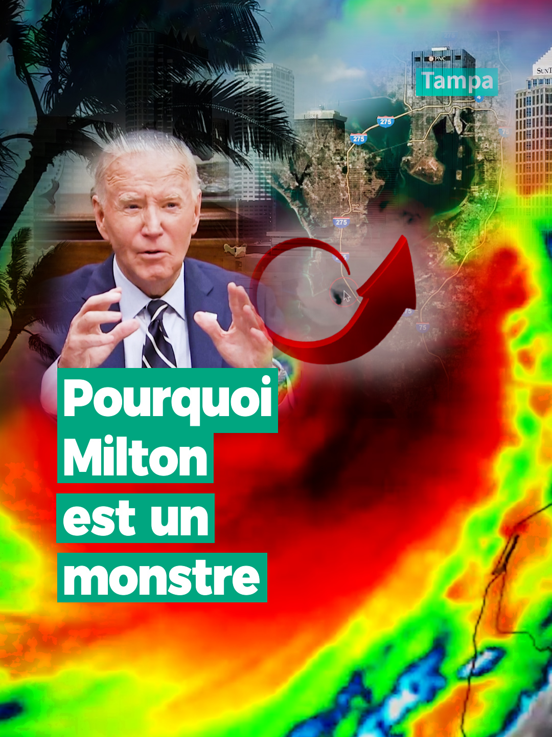 Un monstre guette la Floride. Mercredi 9 octobre, l’ouragan Milton continue de se rapprocher en catégorie maximale de la Floride, où il doit toucher terre dans la nuit, ce qui pourrait être « la pire tempête » à frapper cette péninsule « en un siècle » selon le président Joe Biden. Le HuffPost vous explique pourquoi le phénomène représente une menace presque jamais vue pour la région. #news #usa #étatsunis🇺🇲 #sinformersurtiktok #climat #environnement #meteo #milton