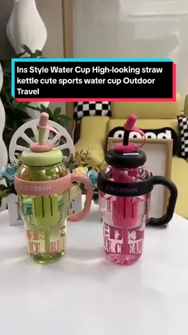 Ins Style Water Cup High-looking straw kettle cute sports water cup Outdoor Travel Kettle #ins #watercup #hightlooking #waterbottle #travel #gift #tumble  #bestselling #murah #mustbuy #cheap #recommend #topsellerproducts #tiktok 